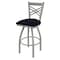 Holland Bar Stool Co 30" Swivel Bar Stool, Nickel Finish, Canter Twilight Seat 82030AN002 - alternate 1